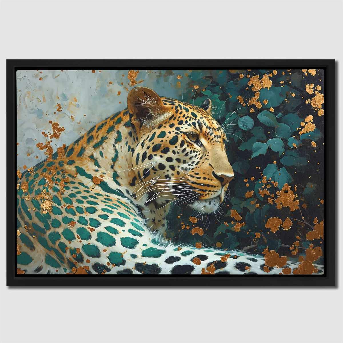 Spotted Splendor - Leopard Art Print - Luxury Wall Art