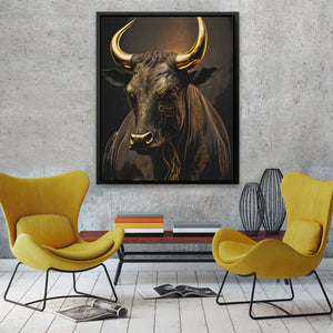 Standing Bull - Luxury Wall Art