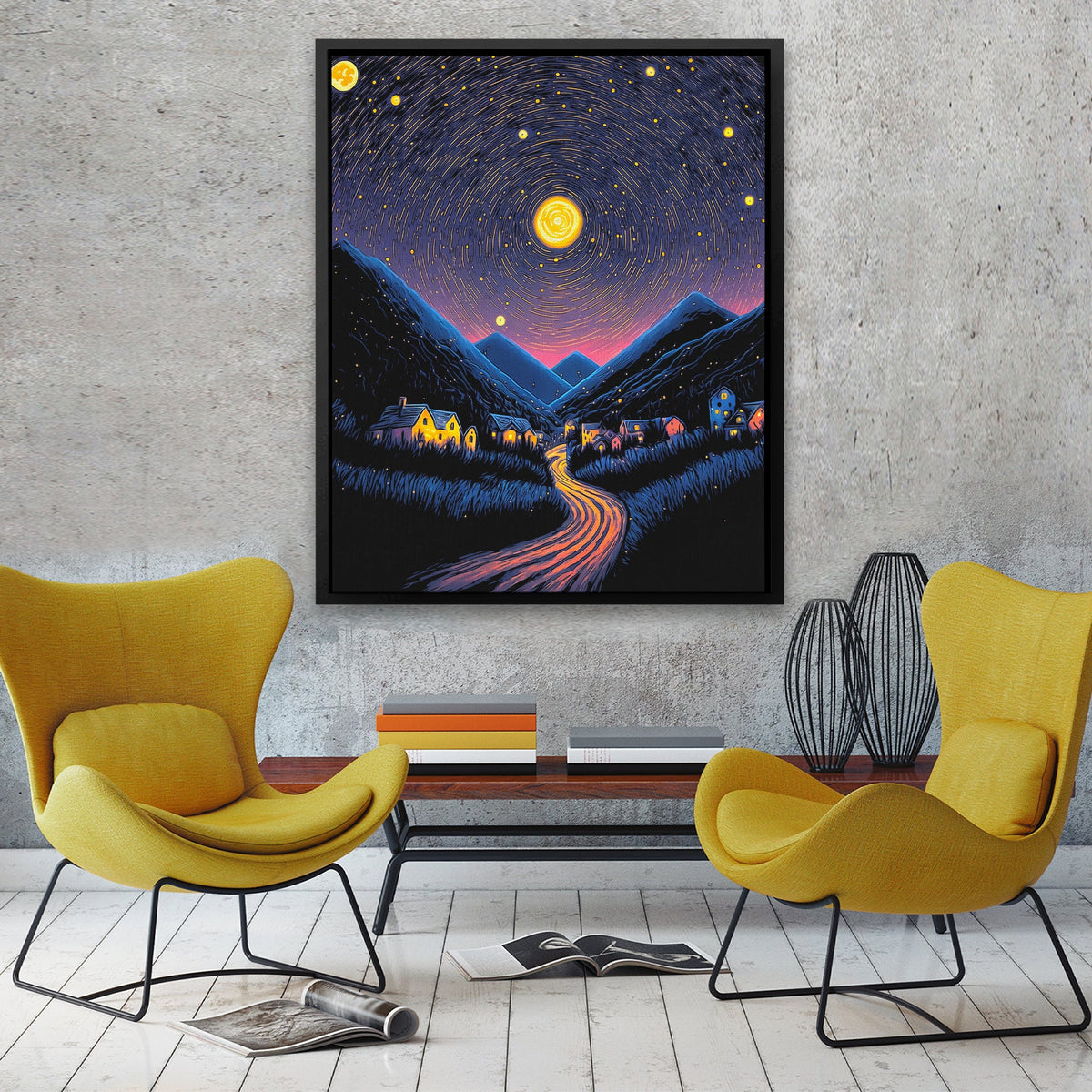 Starry Trail - Luxury Wall Art