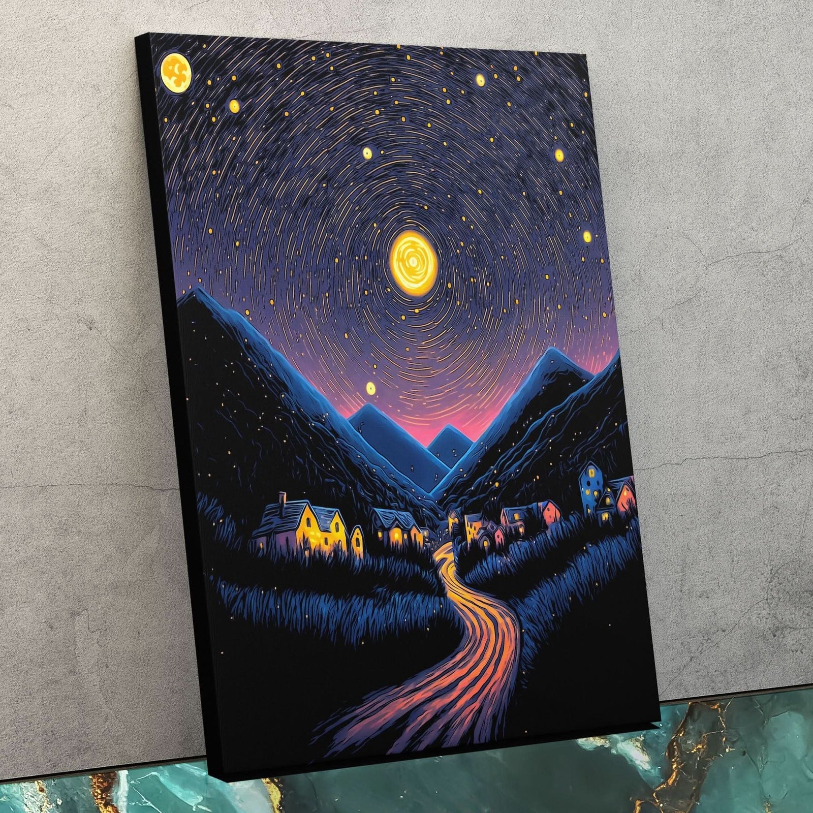 Starry Trail - Luxury Wall Art