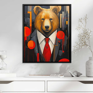 Stock Bear - Luxury Wall Art