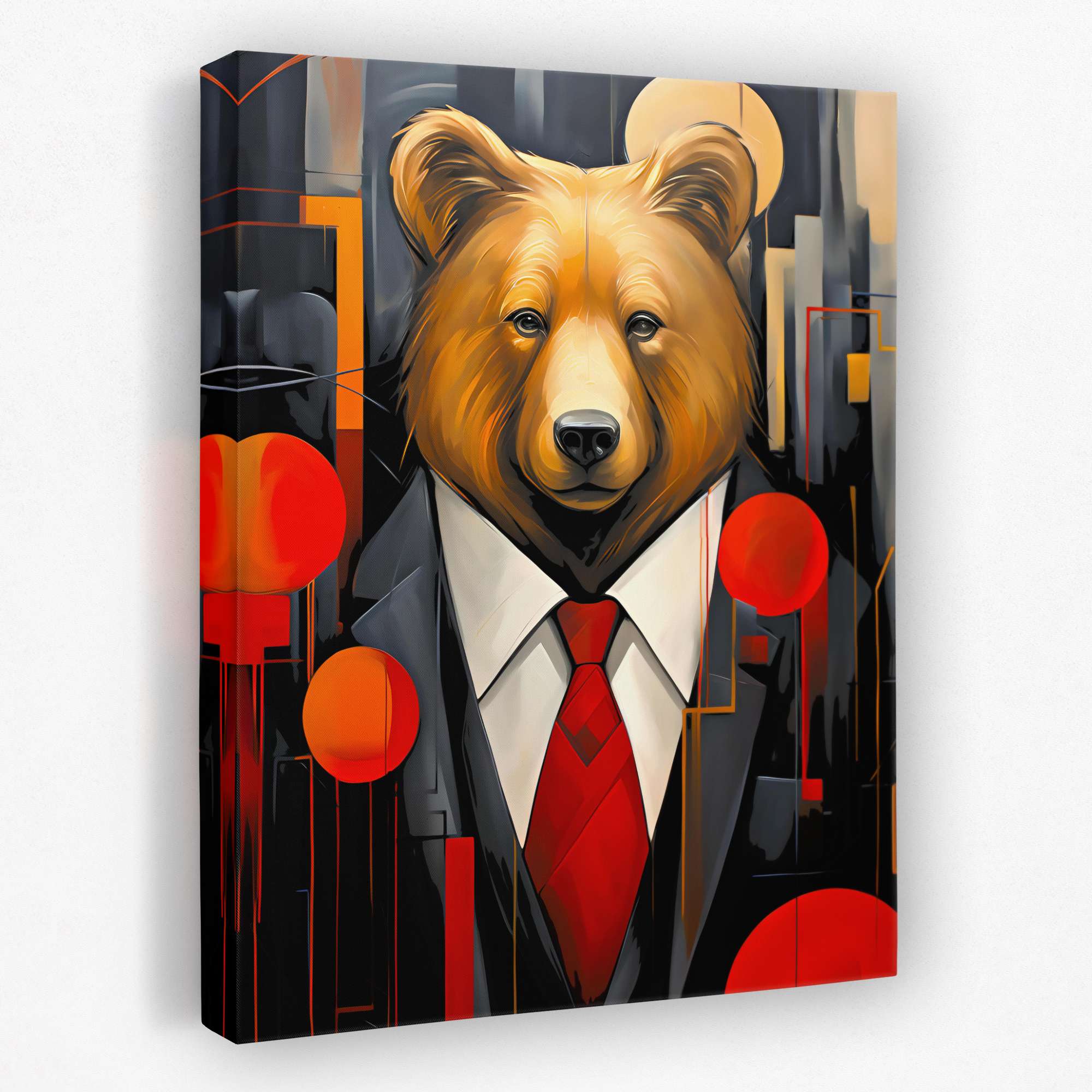 Stock Bear - Luxury Wall Art