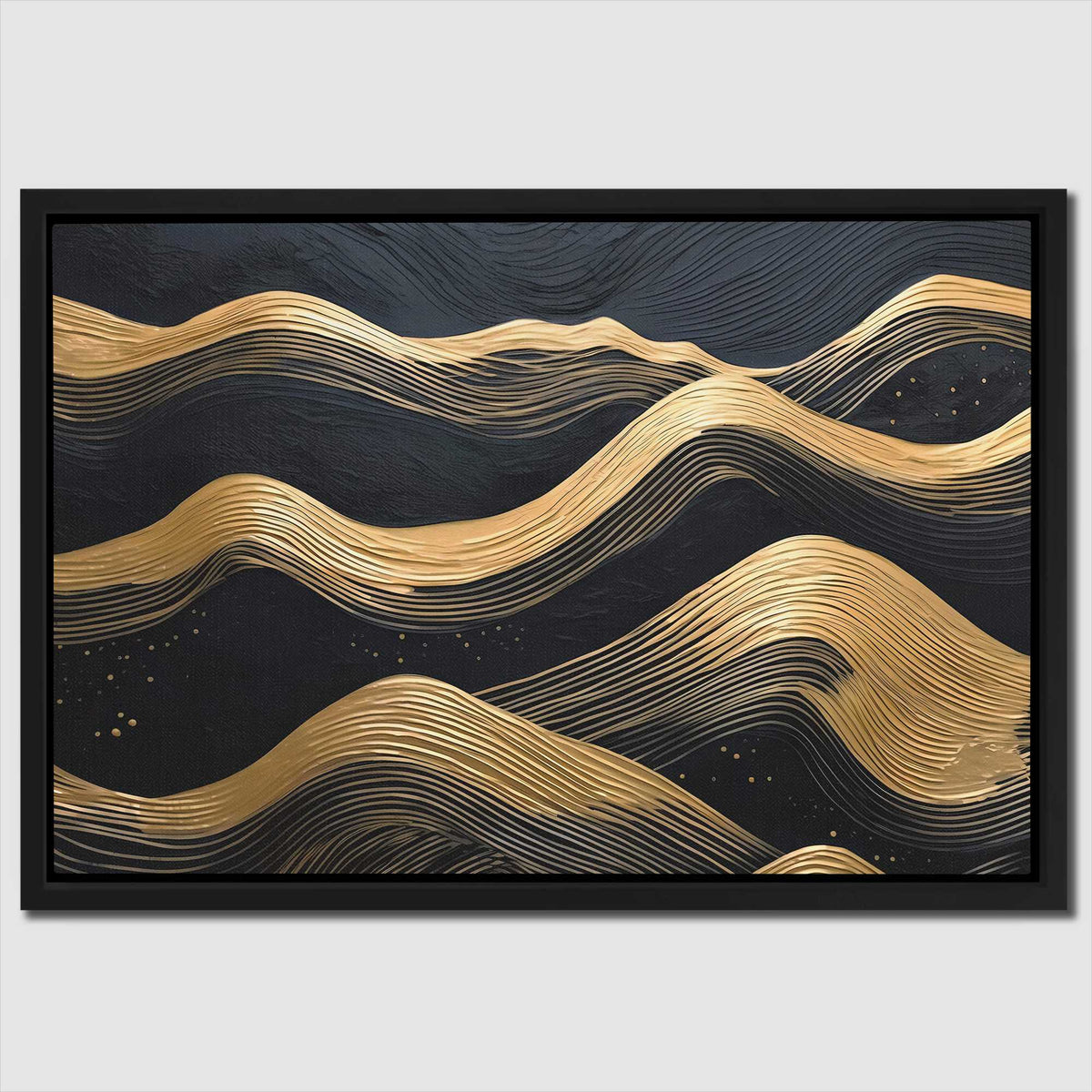 Streams of Gold - Luxury Wall Art