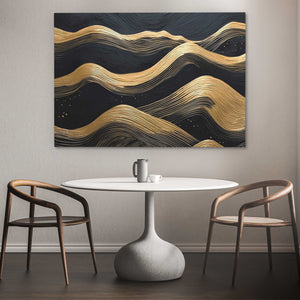 Streams of Gold - Luxury Wall Art