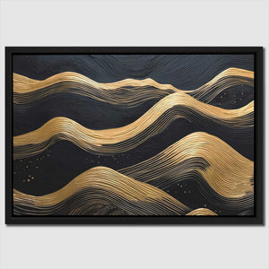 Streams of Gold - Luxury Wall Art