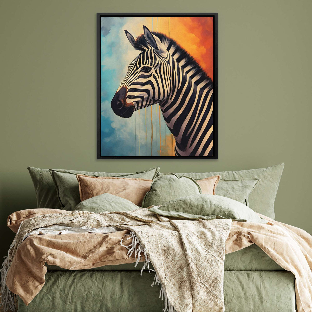 Striped Serenity - Luxury Wall Art