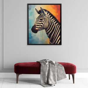 Striped Serenity - Luxury Wall Art