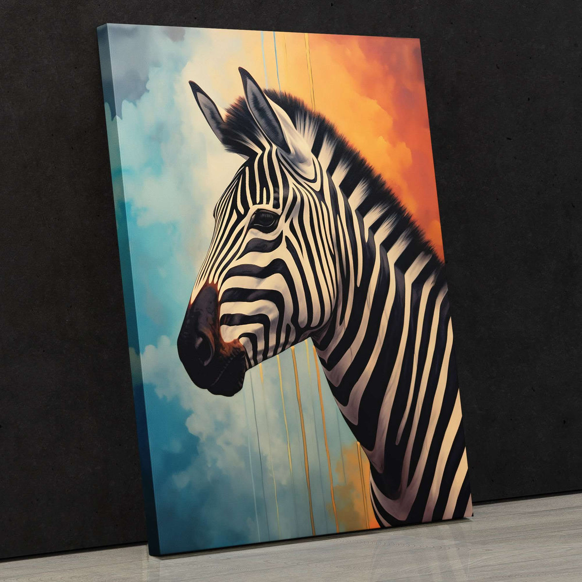 Striped Serenity - Luxury Wall Art