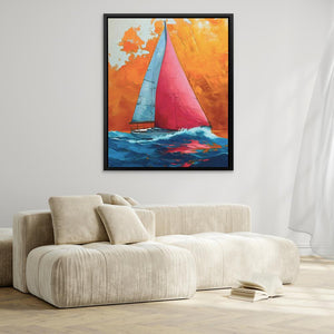Sunset Sailing - Luxury Wall Art