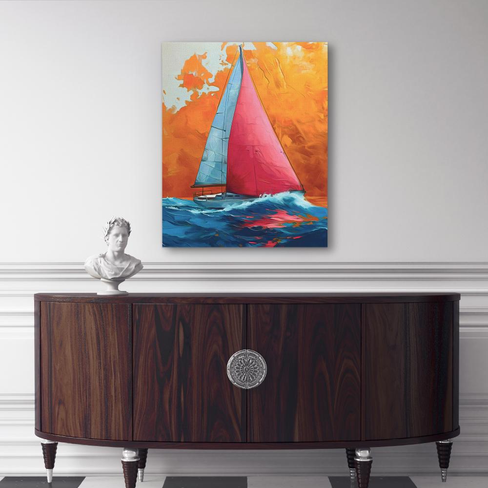 Sunset Sailing - Luxury Wall Art