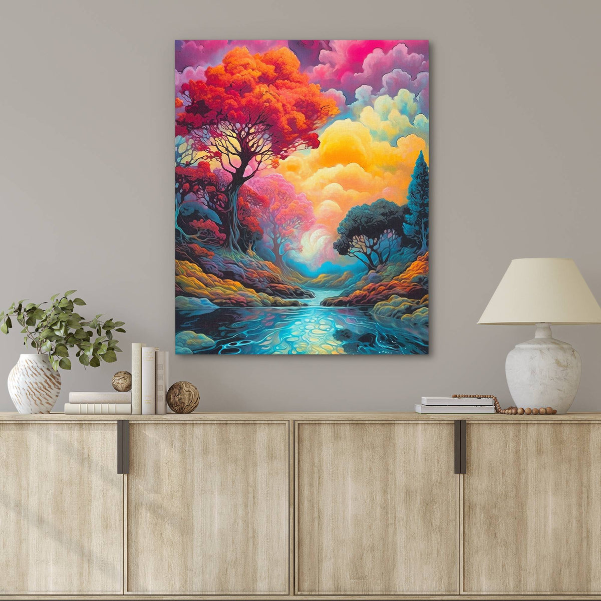Sunset Stream - Luxury Wall Art