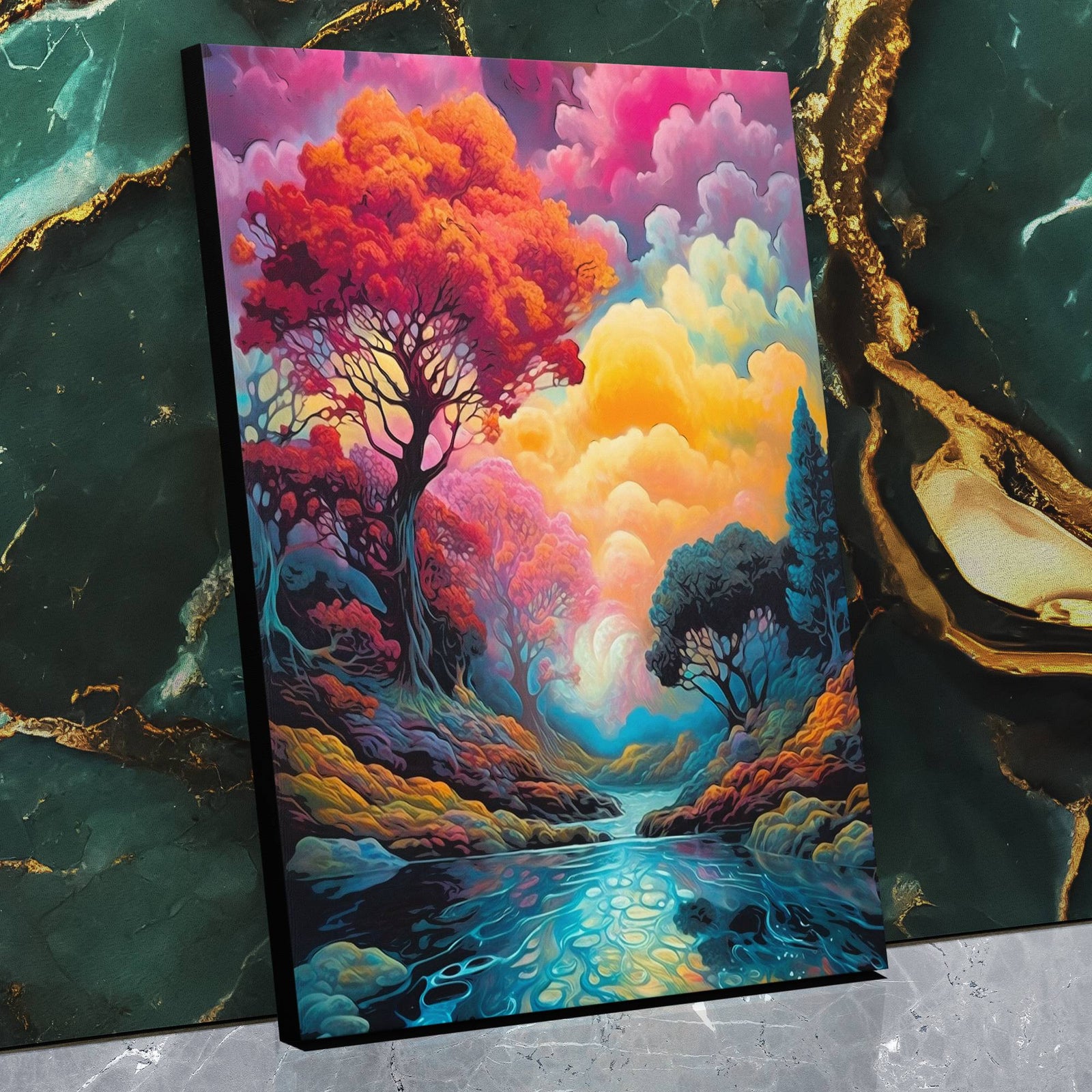 Sunset Stream - Luxury Wall Art