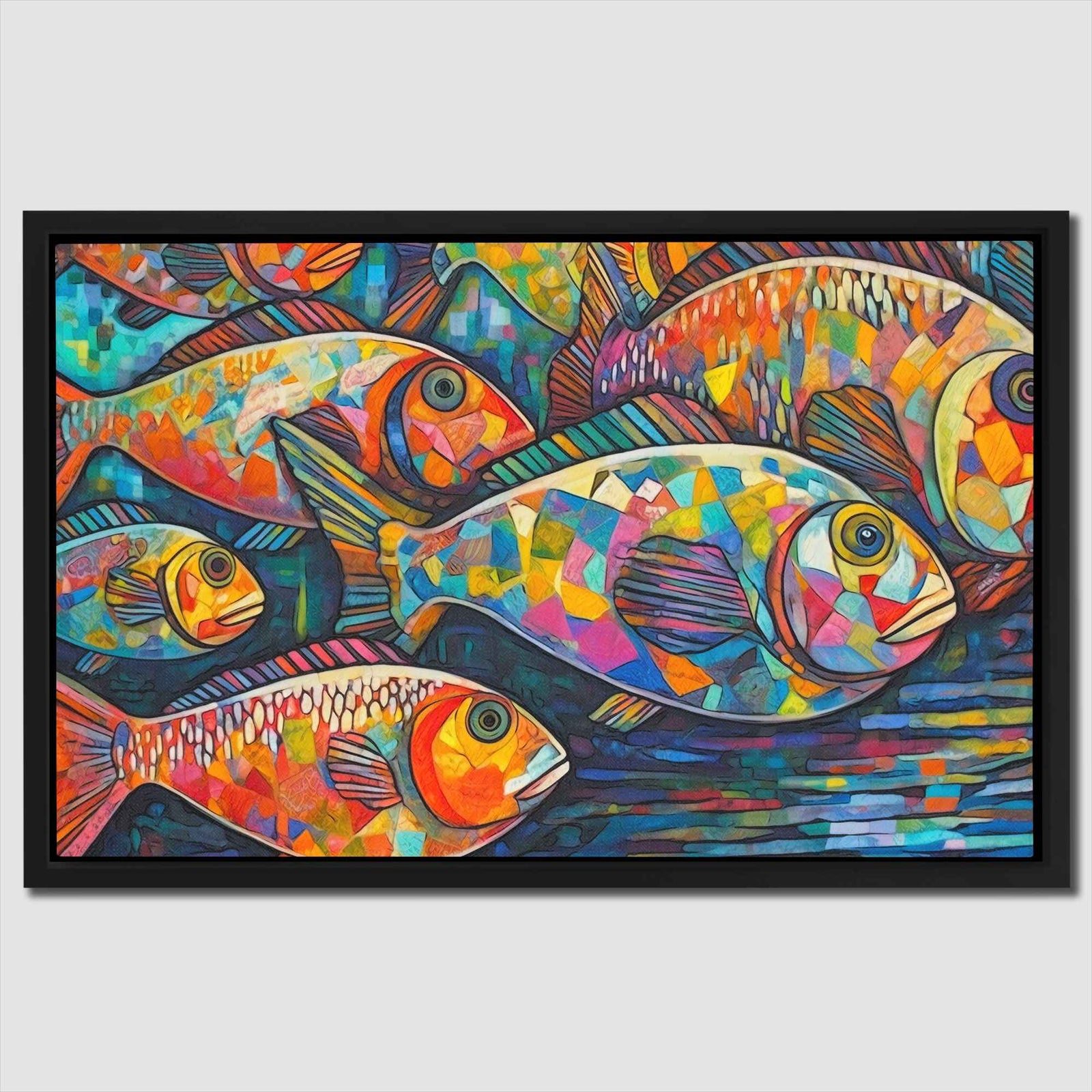 Swimming Upstream - Luxury Wall Art