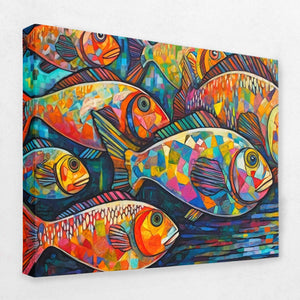 Swimming Upstream - Luxury Wall Art