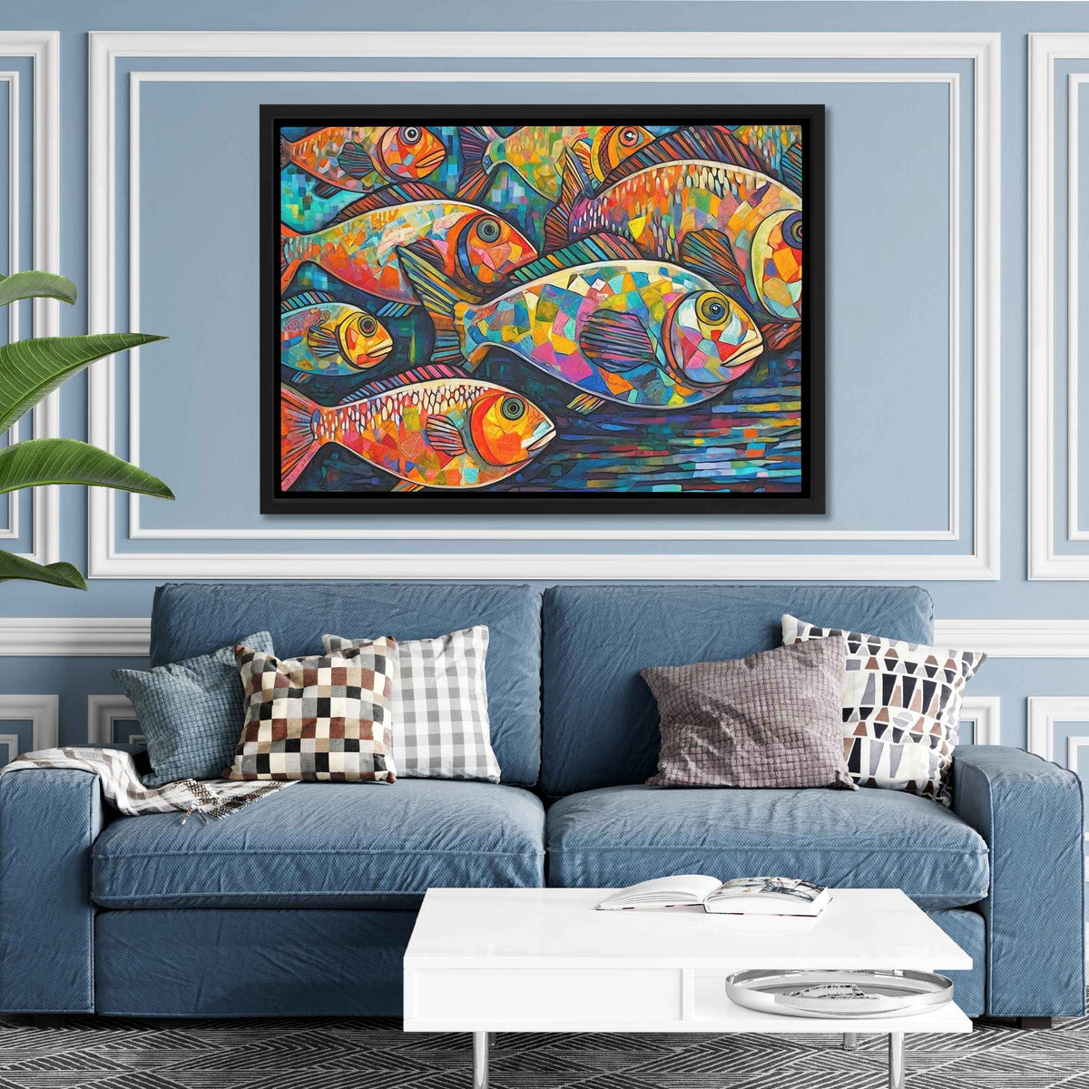 Swimming Upstream - Luxury Wall Art