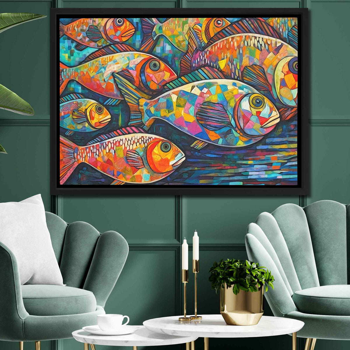 Swimming Upstream - Luxury Wall Art