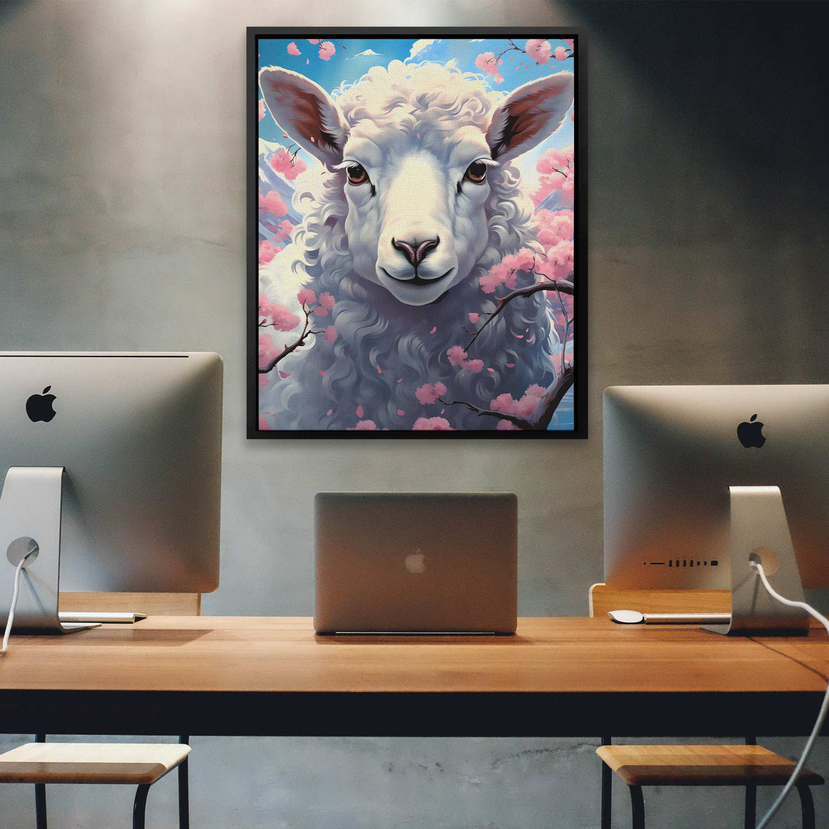 Synth Sheep - Luxury Wall Art