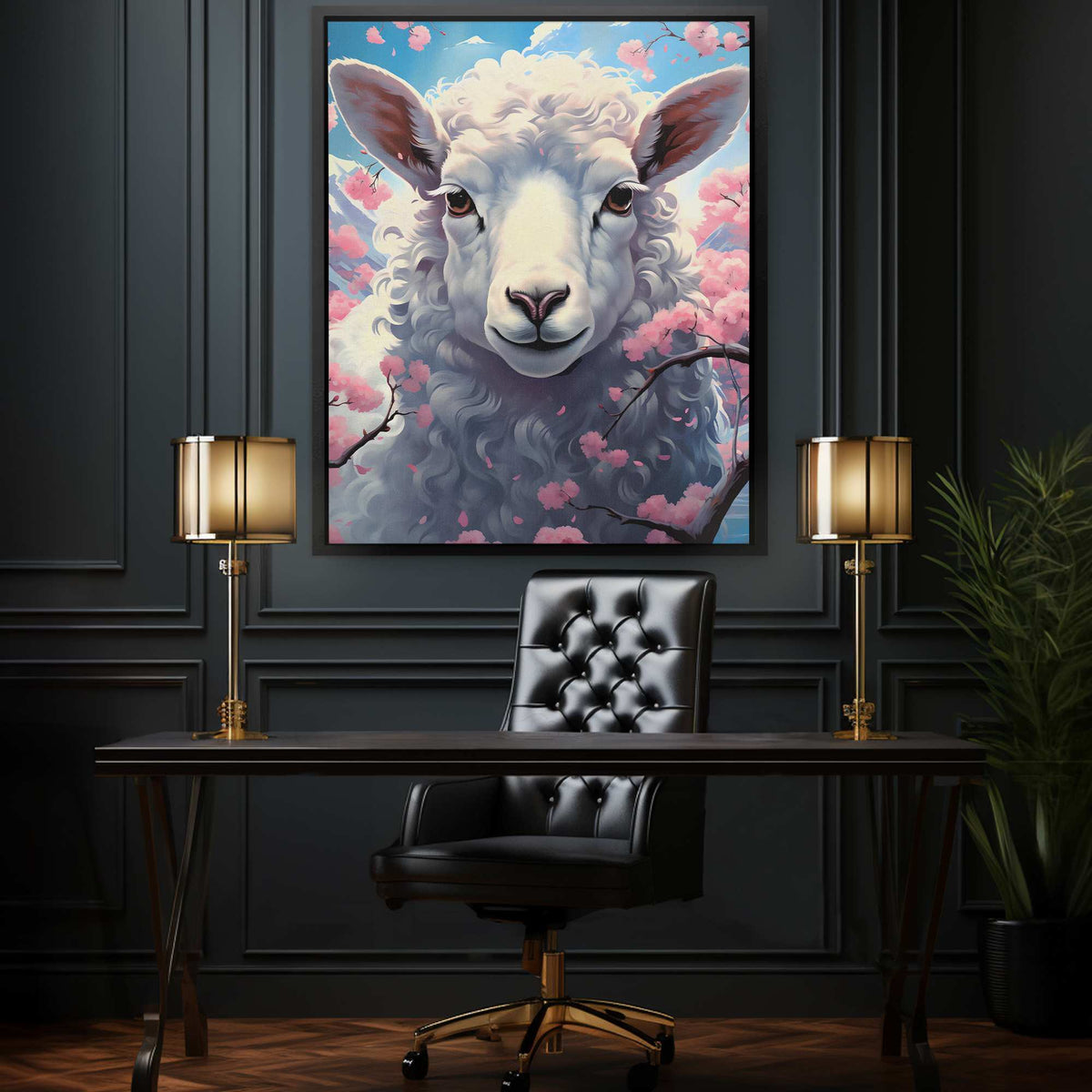 Synth Sheep - Luxury Wall Art