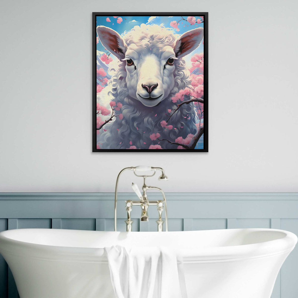 Synth Sheep - Luxury Wall Art