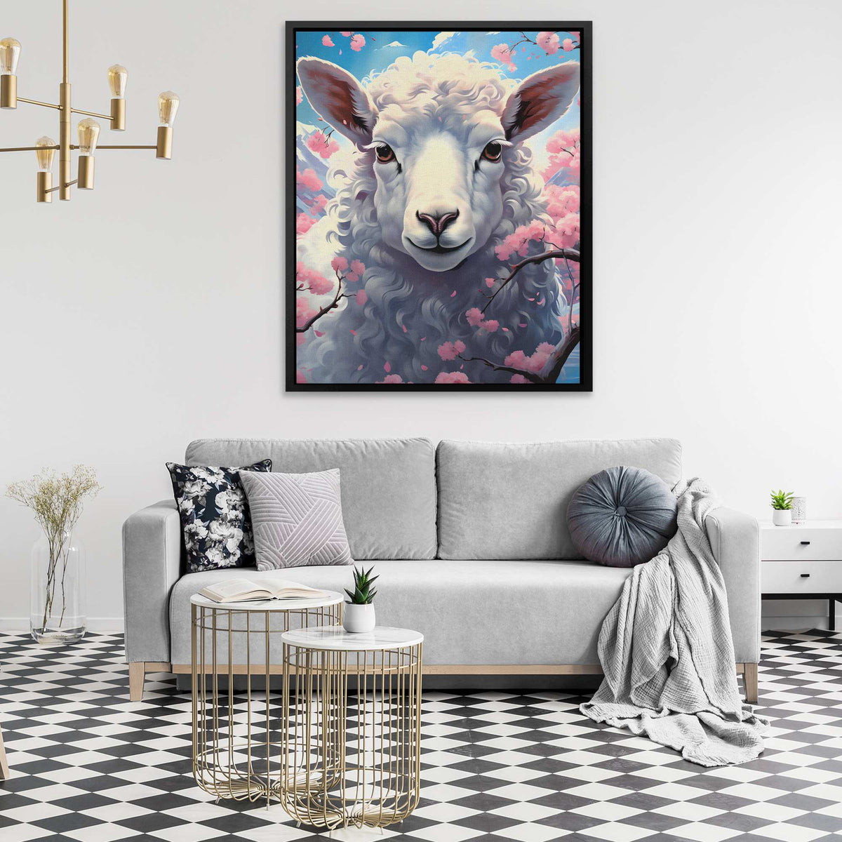Synth Sheep - Luxury Wall Art