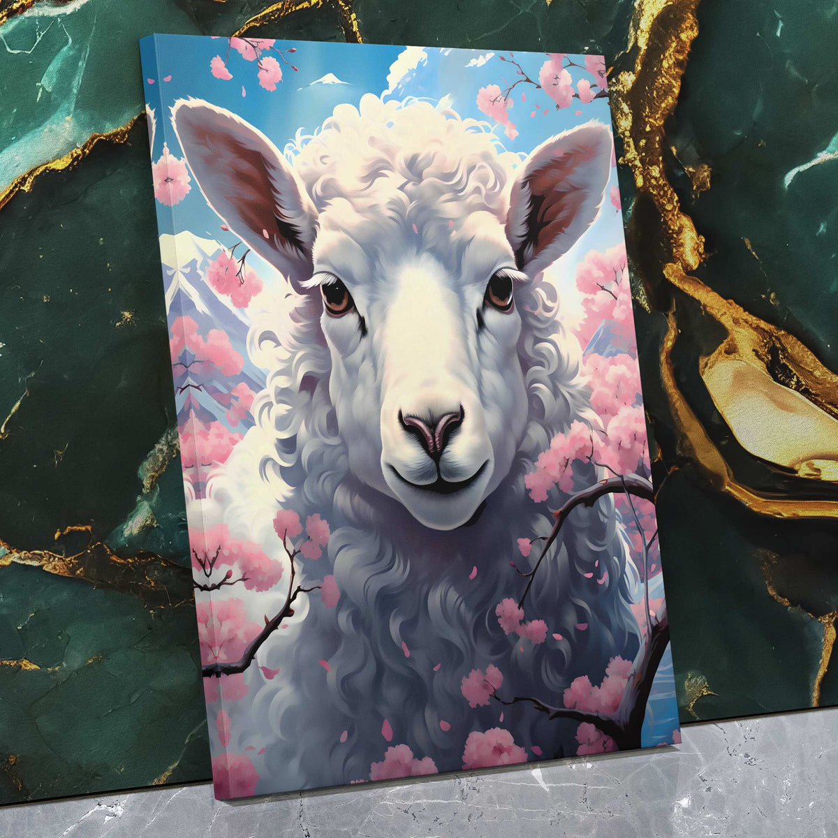 Synth Sheep - Luxury Wall Art