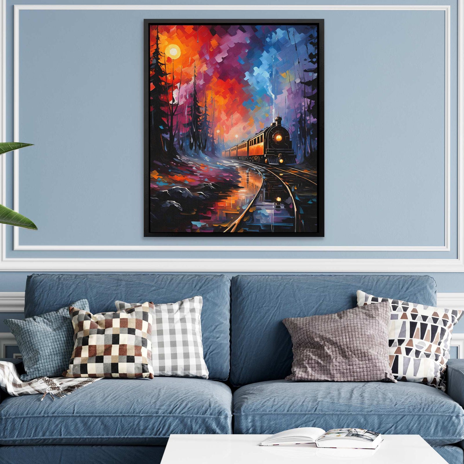 Technicolor Express - Luxury Wall Art