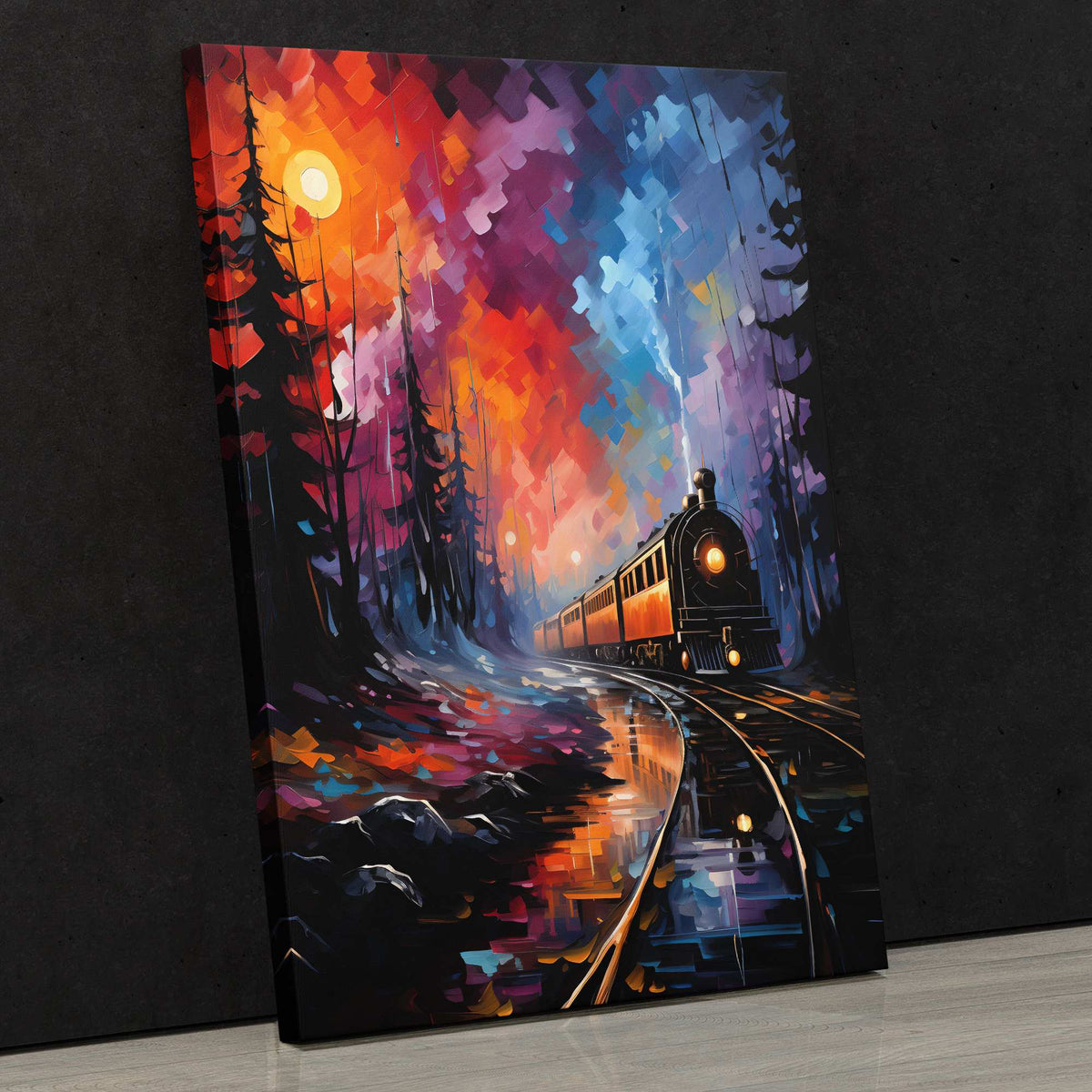 Technicolor Express - Luxury Wall Art