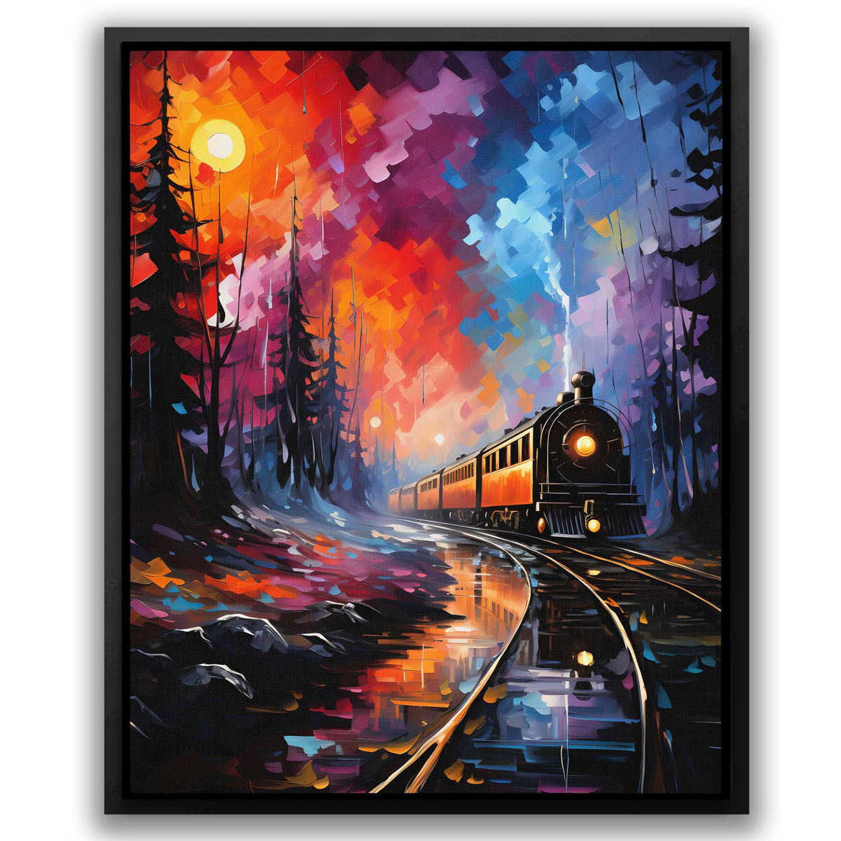 Technicolor Express - Luxury Wall Art