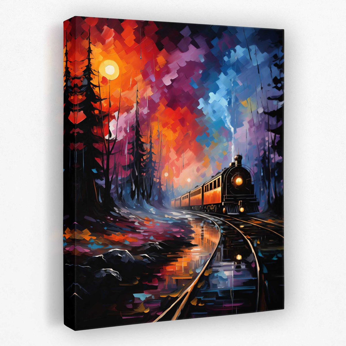 Technicolor Express - Luxury Wall Art