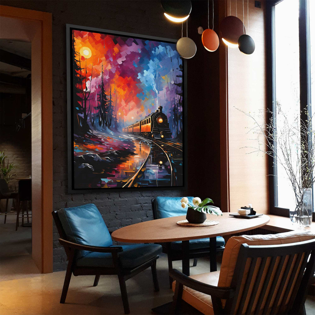 Technicolor Express - Luxury Wall Art