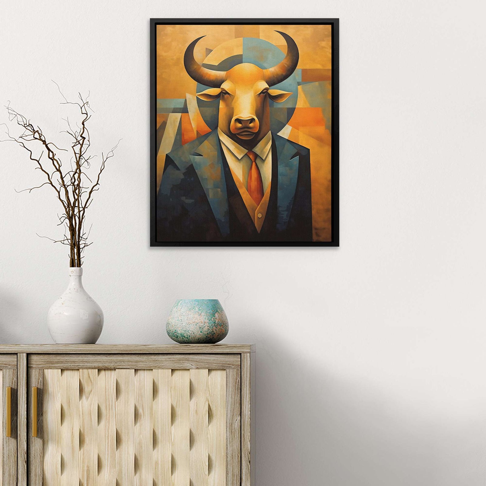 The Financial Warrior - Luxury Wall Art