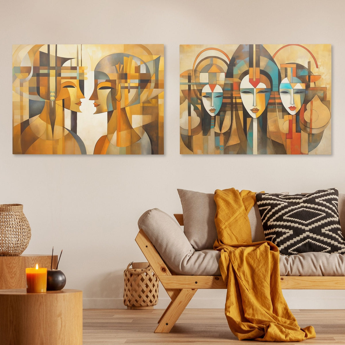 The Power of the Minds Set (2) Set - Luxury Wall Art