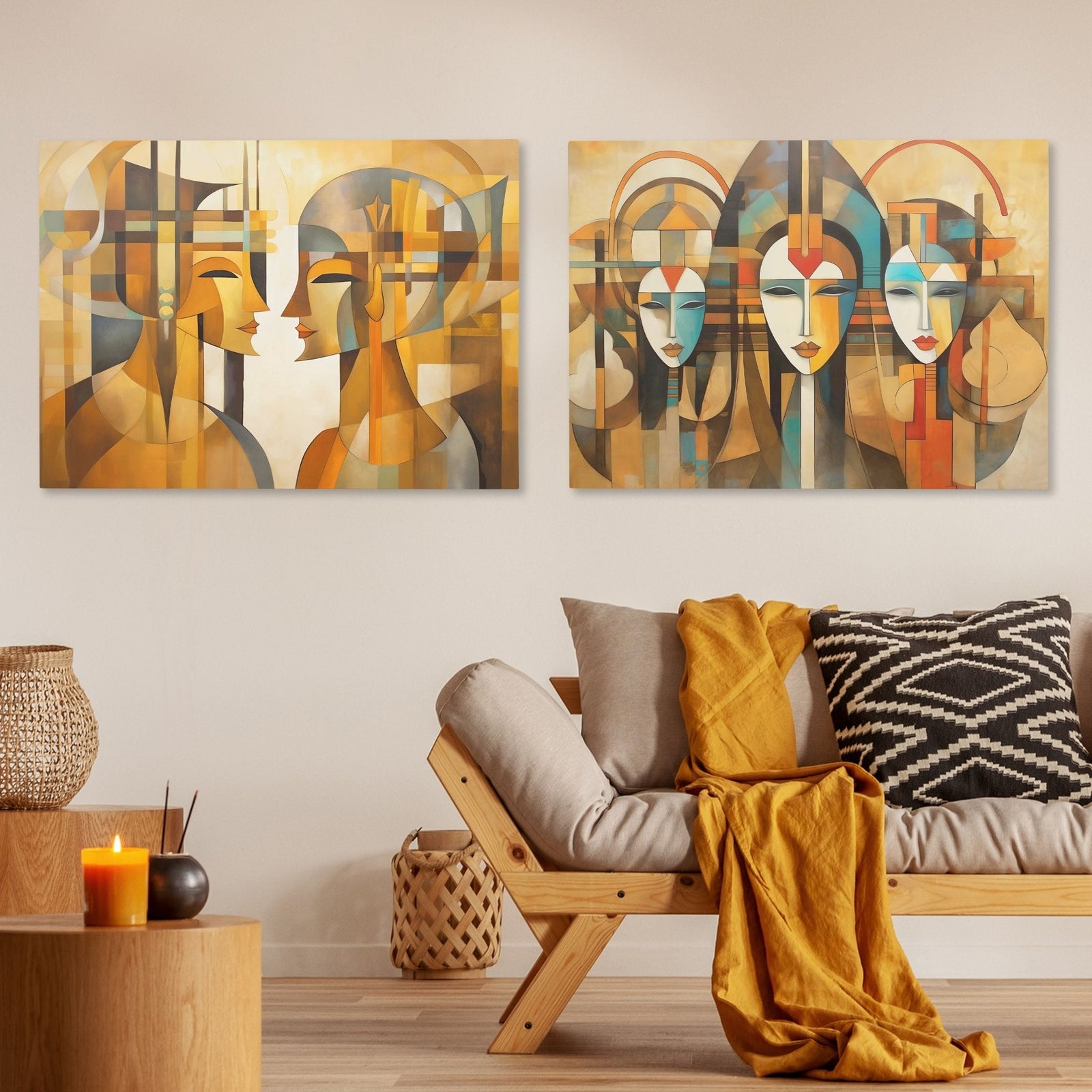 The Power of the Minds Set (2) Set - Luxury Wall Art