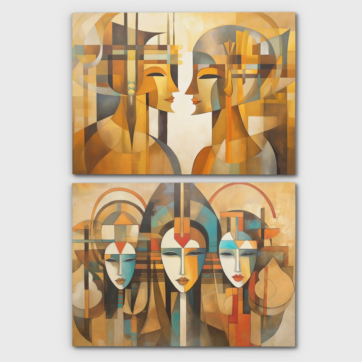 The Power of the Minds Set (2) Set - Luxury Wall Art