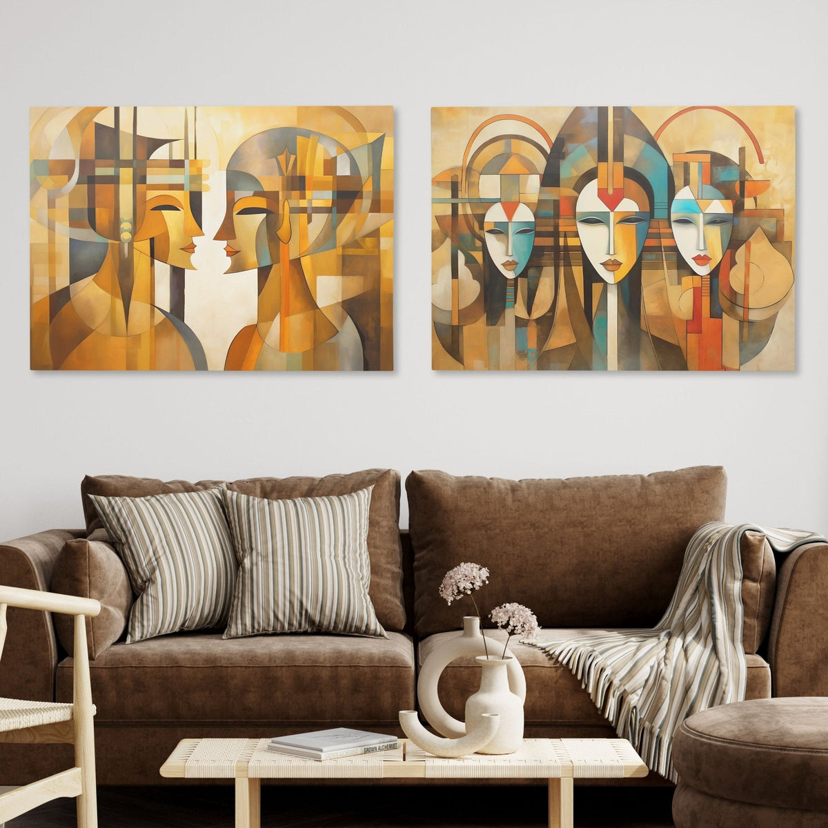 The Power of the Minds Set (2) Set - Luxury Wall Art