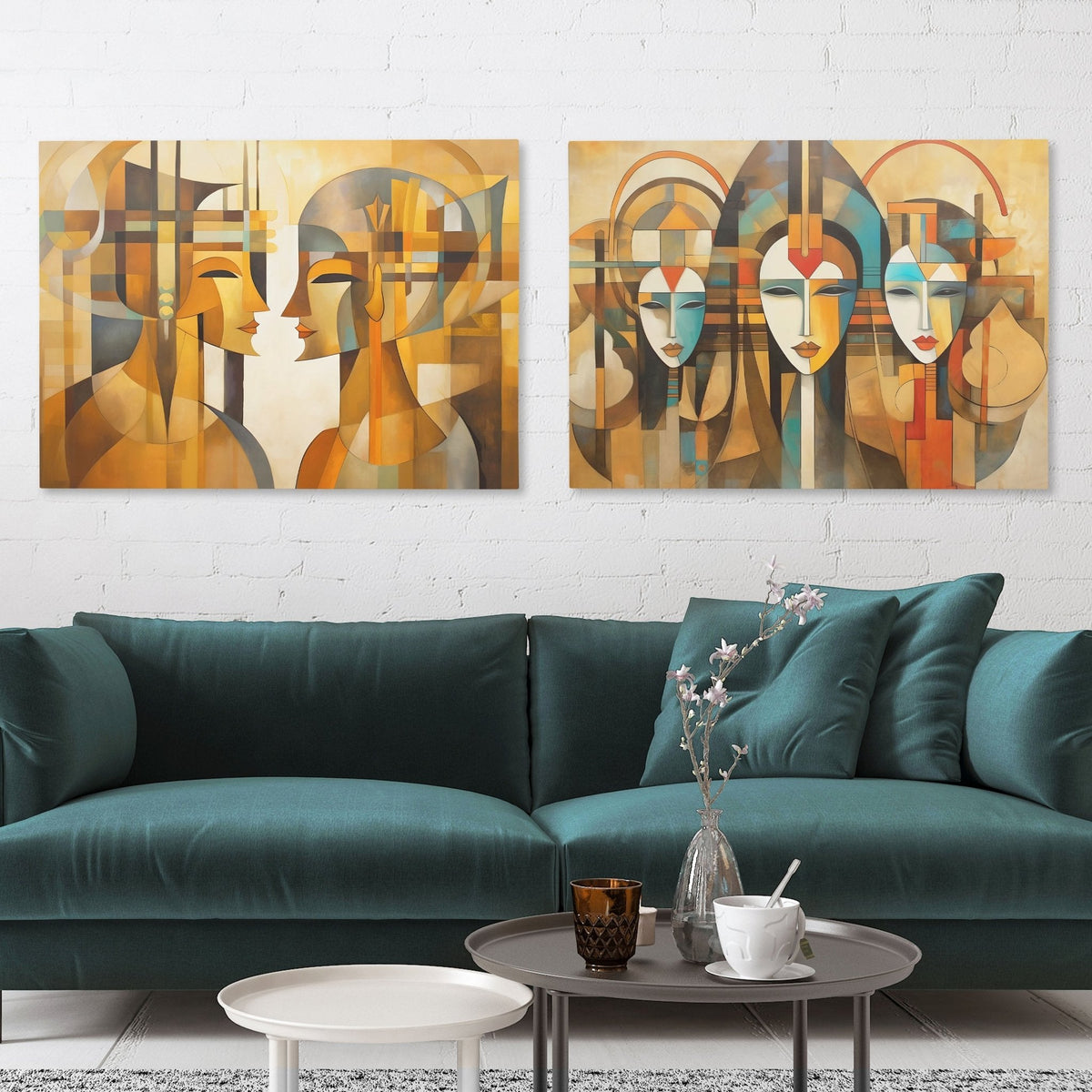 The Power of the Minds Set (2) Set - Luxury Wall Art