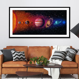 The Solar System Semi-gloss Print - Luxury Wall Art