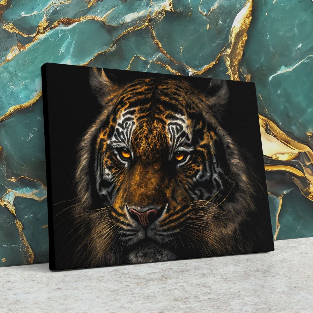 Tiger Stalking - Luxury Wall Art