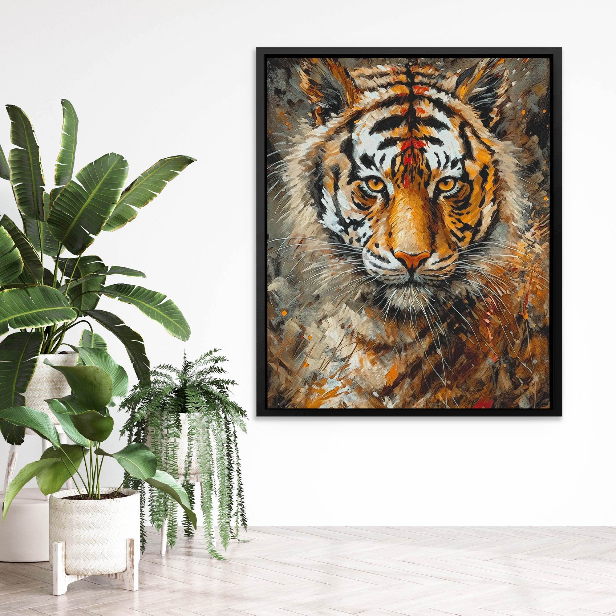 Tiger's Embrace - Luxury Wall Art