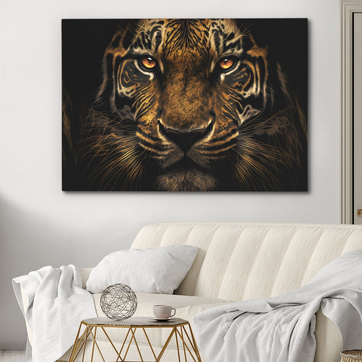 Tiger's Gaze - Luxury Wall Art