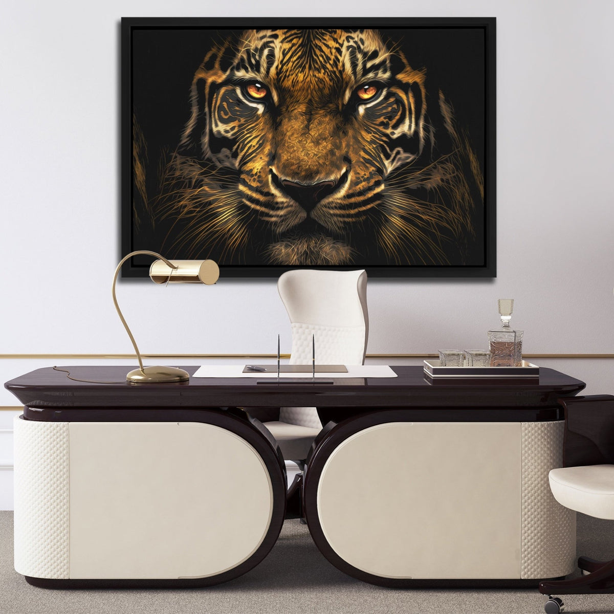 Tiger's Gaze - Luxury Wall Art