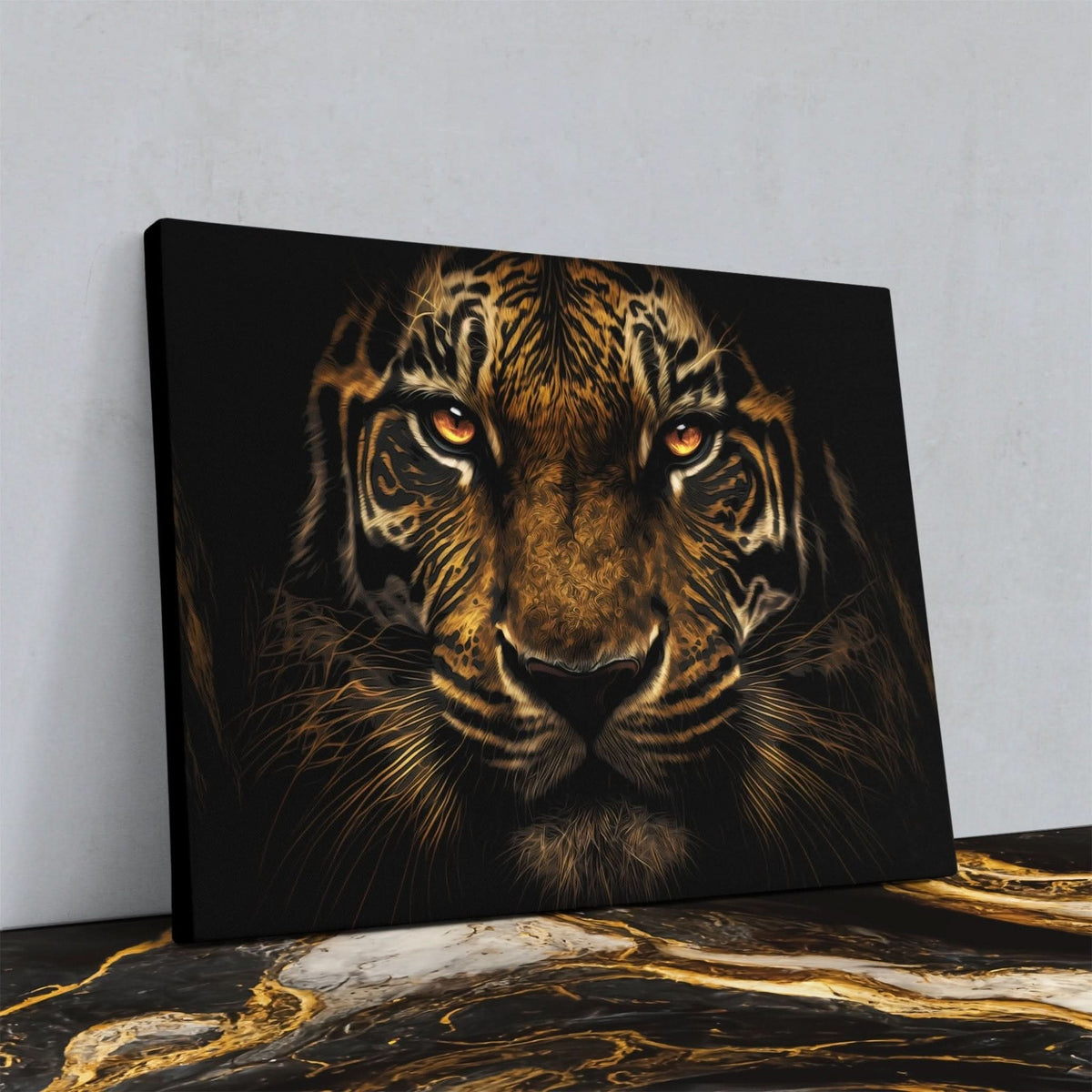 Tigers Gaze - Luxury Wall Art