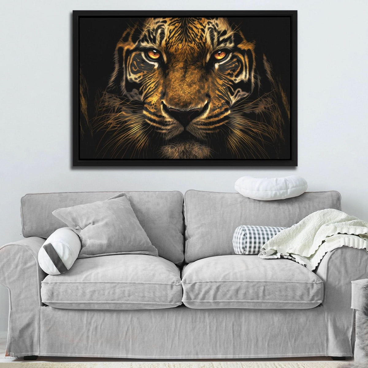 Tigers Gaze - Luxury Wall Art