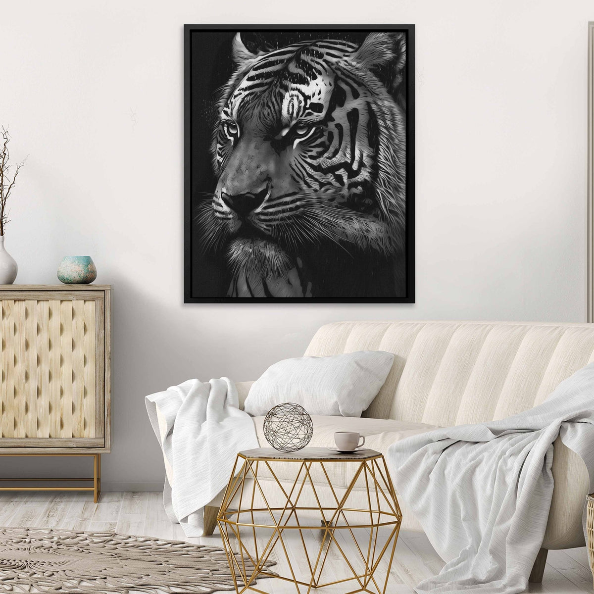 Tiger&#39;s Prey - Luxury Wall Art