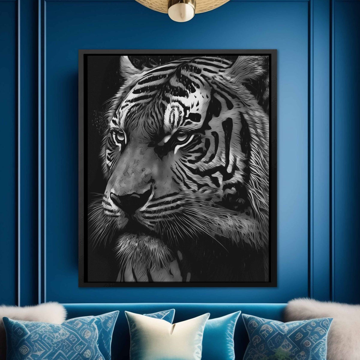 Tiger&#39;s Prey - Luxury Wall Art