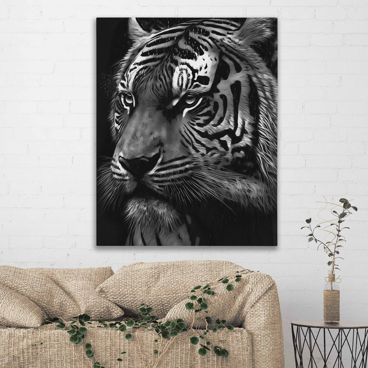 Tiger&#39;s Prey - Luxury Wall Art