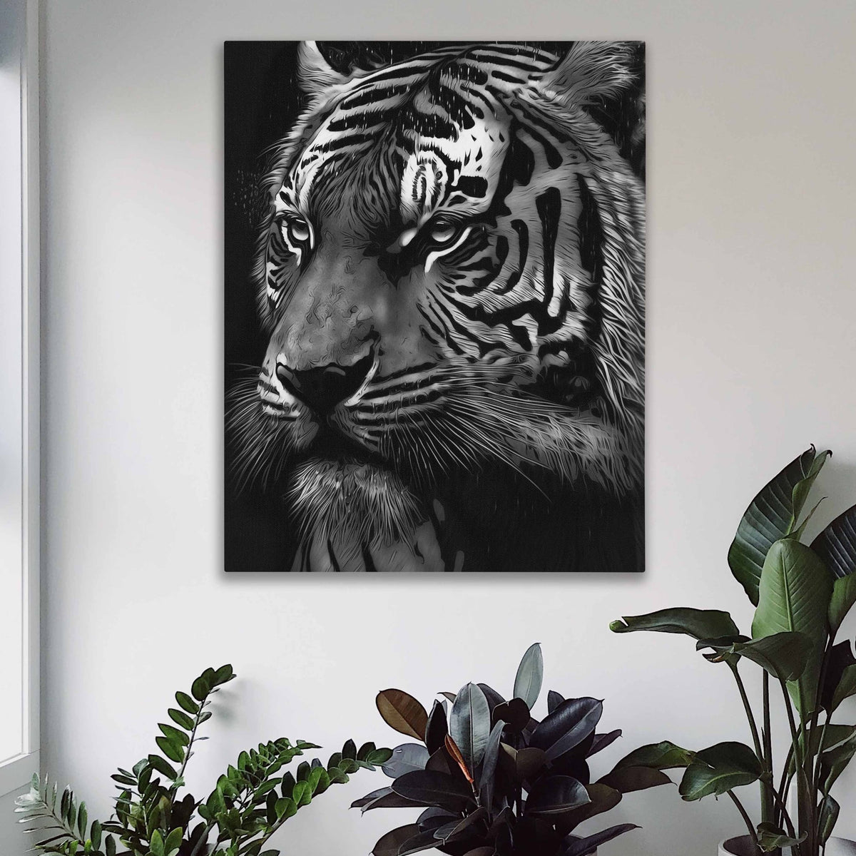 Tiger&#39;s Prey - Luxury Wall Art