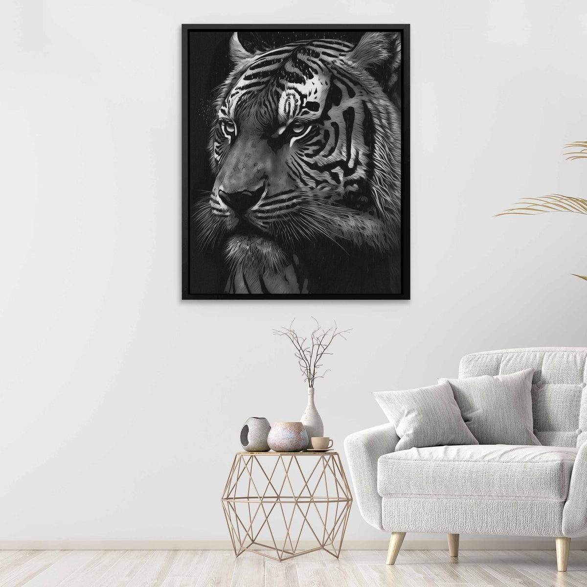 Tiger&#39;s Prey - Luxury Wall Art