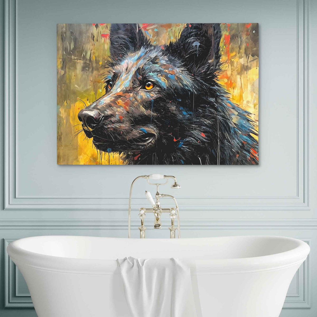 Timber Wolf - Luxury Wall Art