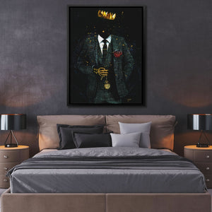 Timeless Skeleton King - Luxury Wall Art
